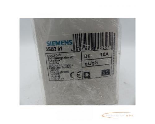 Siemens 5SB2 51 10A Sicherungseinsatz VPE 25 Stk. > ungebraucht! - Bild 3