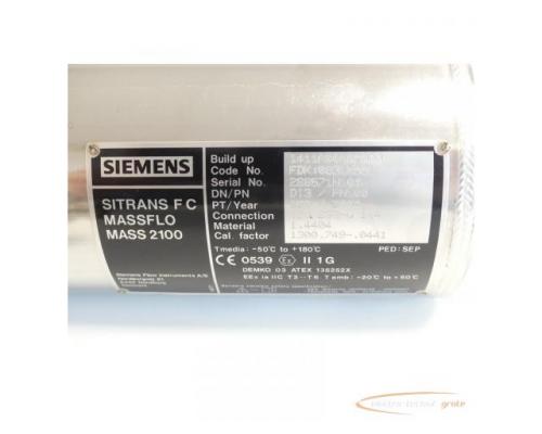 Siemens SITRANS F C MASSFLOW MASS 2100 FDK: 083L2551 SN:288571N104 - Bild 3