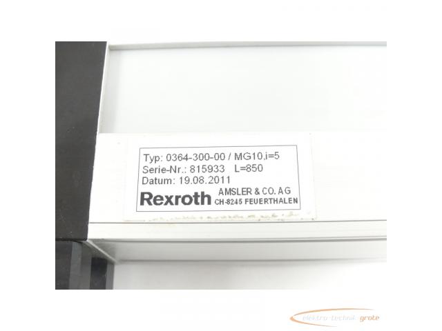 Rexroth 0364-300-00 / MG10.i:5 Linearantrieb L= 850 mm SN:815933 - 4