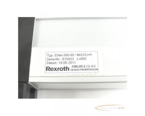 Rexroth 0364-300-00 / MG10.i:5 Linearantrieb L= 850 mm SN:815933 - Bild 4