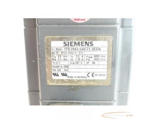 Siemens 1FK7042-5AF71-1EG5 Synchronservomotor SN:YFR123002201017 - Bild 4