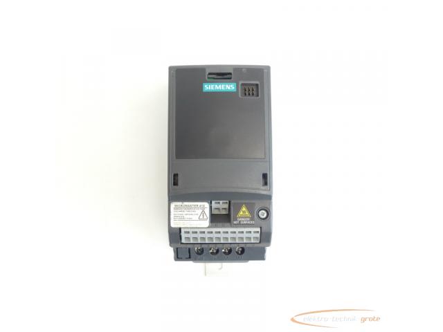 Siemens 6SE6410-2BB13-7AA0 MICROMASTER 410 SN:XAT314-001196 - 3