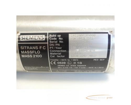 Siemens SITRANS F C MASSFLOW MASS 2100 FDK: 083L2551 SN:200271N284 - Bild 3