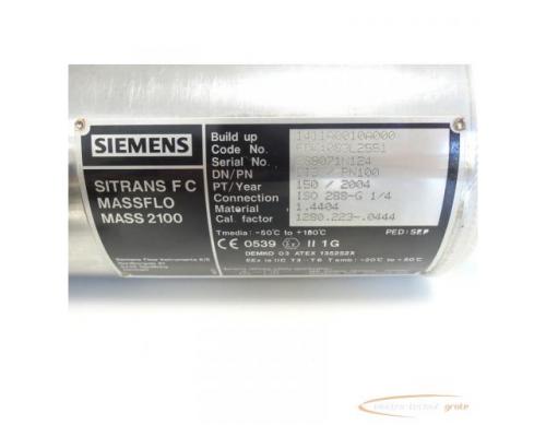 Siemens SITRANS F C MASSFLOW MASS 2100 FDK: 083L2551 SN:289071N124 - Bild 3