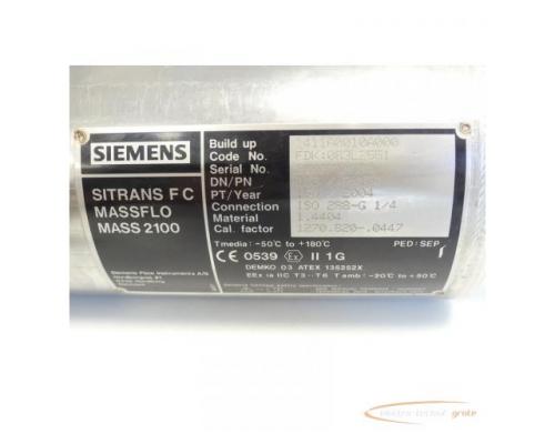 Siemens SITRANS F C MASSFLOW MASS 2100 FDK: 083L2551 SN:289371N124 - Bild 3