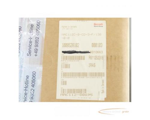 Rexroth MAC112C-0-CD-3-F/130-B-0 MNR: R911252318 SN:MAC112-80695 - gen.-üb! - - Bild 6