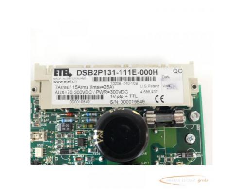 ETEL DSB2 Digital Servo Amplifier Controller DSB2P131-111E-000H SN 000019549 - Bild 4