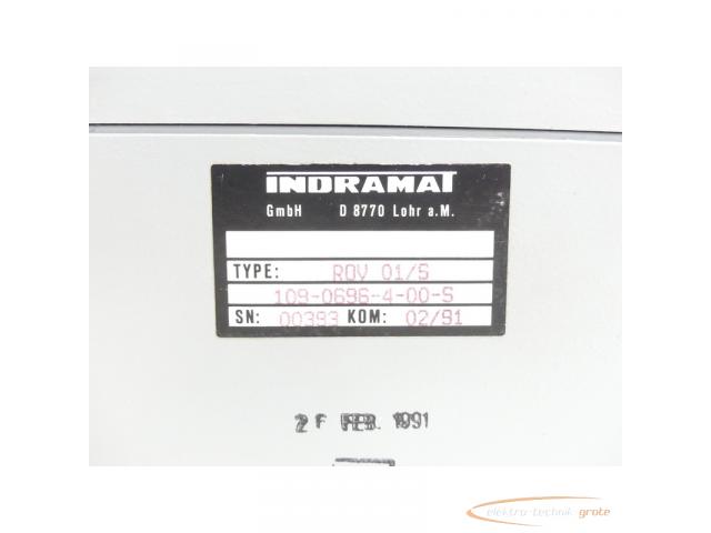 Indramat ROV 01/S Id.Nr. 109-0696-4-00-S SN:00393 - 5