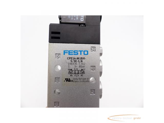 Festo CPE14-M1BH-5/3E-1/8 + MSZE-3-24 DC Magnetventil - 5