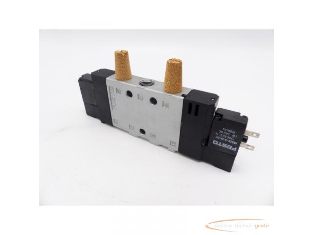 Festo CPE14-M1BH-5/3E-1/8 + MSZE-3-24 DC Magnetventil + Schalldämpfer - 2