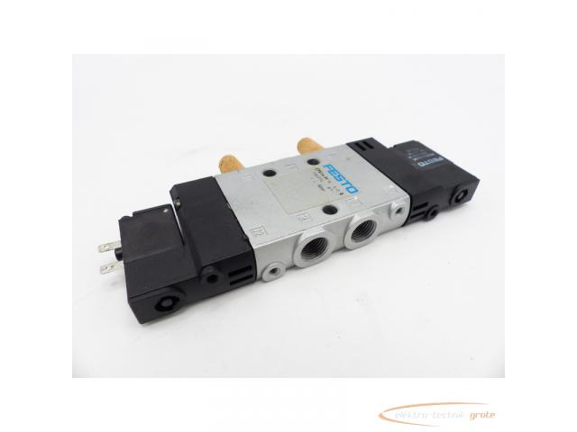 Festo CPE14-M1BH-5/3E-1/8 + MSZE-3-24 DC Magnetventil + Schalldämpfer - 3