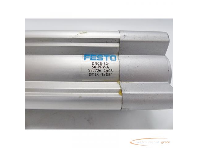 Festo DNCB-32-50-PPV-A Mat. Nr. 532726 Serie: C408 Pneumatikzylinder - 6