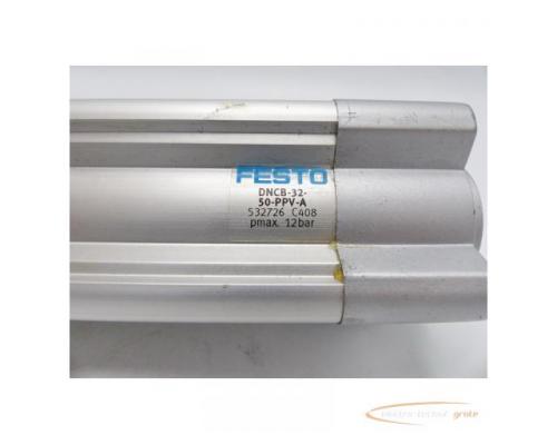 Festo DNCB-32-50-PPV-A Mat. Nr. 532726 Serie: C408 Pneumatikzylinder - Bild 6