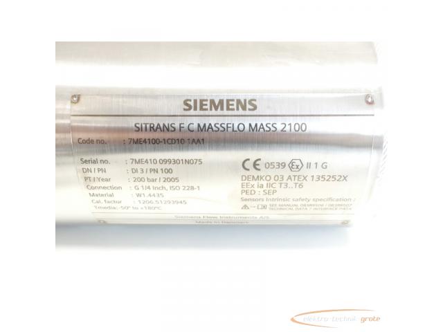 Siemens 7ME4100-1CD10-1AA1 SITRANS FC MASSFLO MASS 2100 SN:7ME410099301N075 - 4