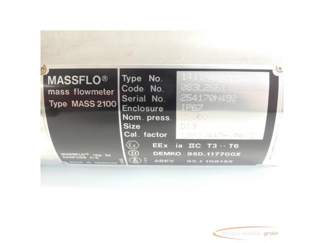 MASSFLOW MASS 2100 / 1411A0010A000 mass flowmeter SN:254170N492 - 4