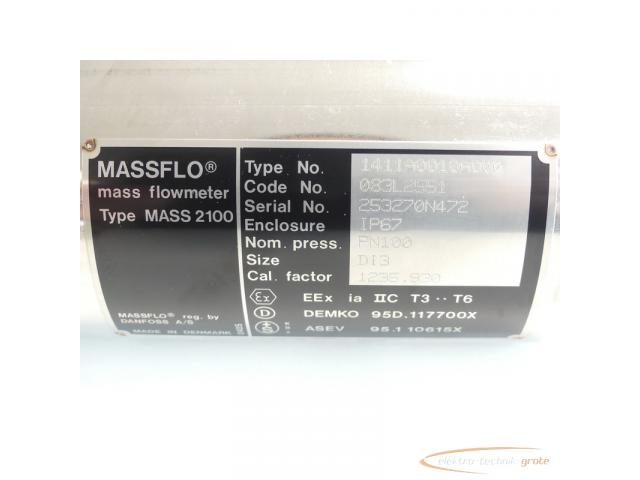 MASSFLOW MASS 2100 / 1411A0010A000 mass flowmeter SN:253270N472 - 4