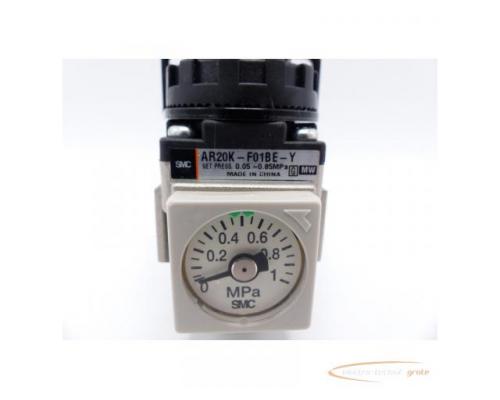 SMC AR20K-F01BE-Y Set Press 0.05 ~ 0.85 Mpa Pneumatikregler - Bild 6
