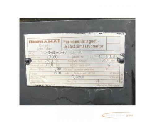 Indramat MAC112C-0-KD-3-F / 130-A-0 Permanent Magnet Motor SN:67090 - Bild 4