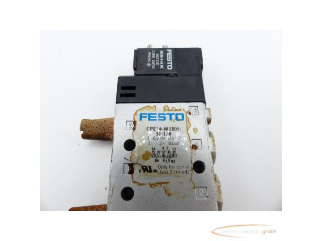 Festo CPE14-M1BH-5J-1/8 Magnetventil 196939 + Schalldämpfer - 5