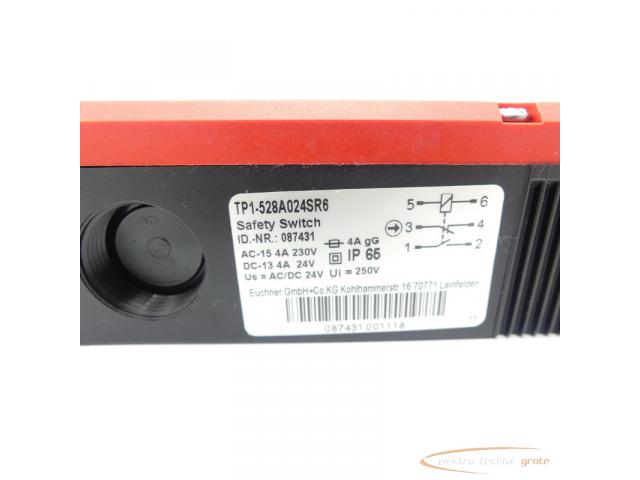 Euchner TP1-528A024SR6 Sicherheitsschalter Id Nr. 087431 SN: 087431001118 - 2