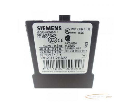Siemens 3RH2911-2HA22 Hilfsschalterblock - Bild 2