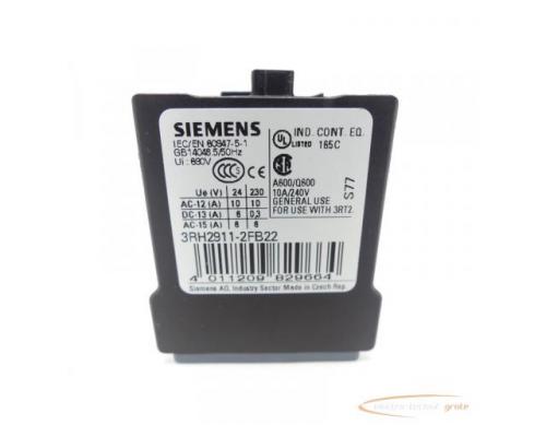 Siemens 3RH2911-2FB22 Hilfsschalterblock - Bild 2