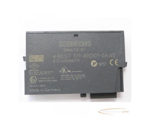 Siemens 6ES7131-4BD01-0AA0 4DI DC 24V Elektronikmodul S C-U2G96711