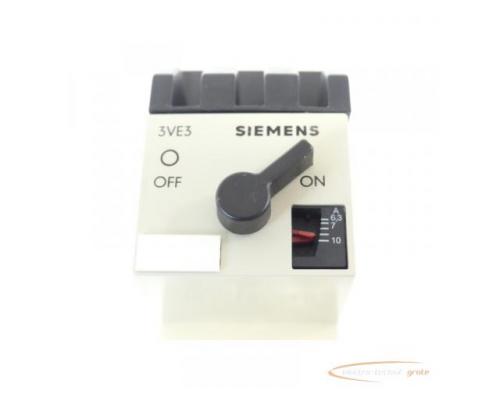 Siemens 3VE3000-2LA00 Schütz 6,3 - 10A 120A + 3VE9307-5AA00 Steckverbinder - Bild 5