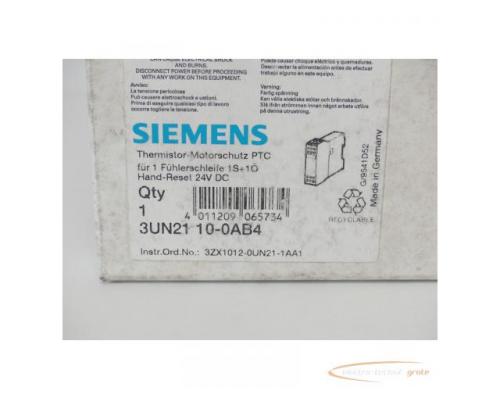 Siemens 3UN2110-0AB4 Thermistor Motorschutz 24V DC - ungebraucht! - - Bild 2