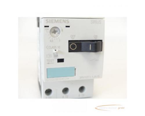 Siemens 3RV1011-1JA15 Leistungsschalter 7 - 10A E-Stand 01 - ungebraucht! - - Bild 3