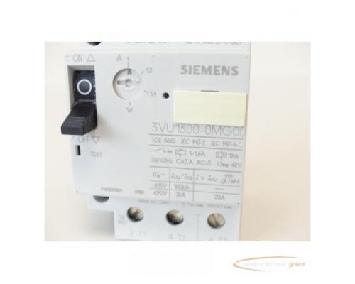 Siemens 3VU1300-0MG00 Leistungsschalter 1 - 1,6A - ungebraucht! - - Bild 3