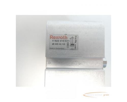 Rexroth 0 822 010 671 Pneumatik-Zylinder D 63 H 10 - Bild 3
