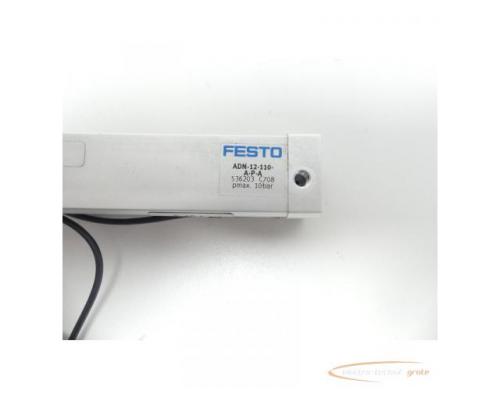 Festo ADN-12-110-A-P-A Kompakt-Zylinder 536203 + 2 Balluff Sensoren - Bild 4