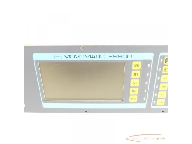 Movomatic ES600 Frontpanel - 3