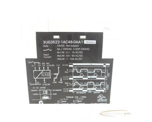 Siemens Simirel 3UG3522-1AC48-0AA1 Überwachungsrelais 24V DC - Bild 2