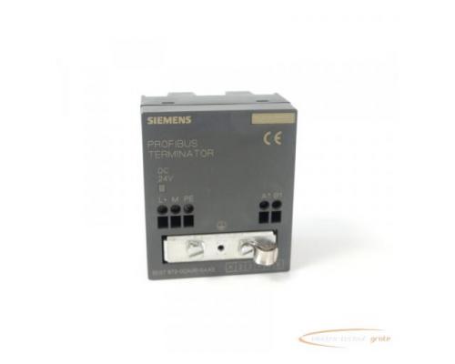 Siemens 6ES7972-0DA00-0AA0 Profibus Terminator E-Stand 1 DC 24V - Bild 1