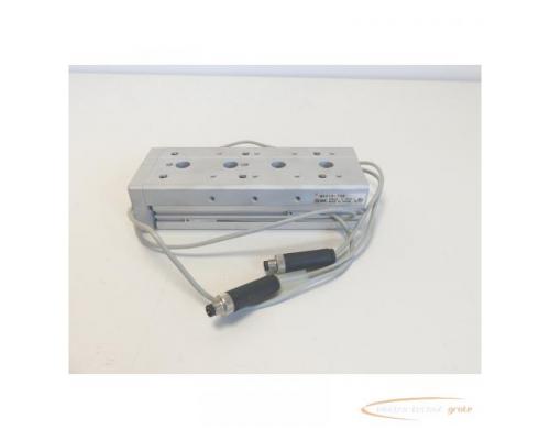 SMC MXS16-75B Press. 0.15-0.7 Mpa Kompakt-Schlitten + 2x D-M9P elektr.Sensor - Bild 1
