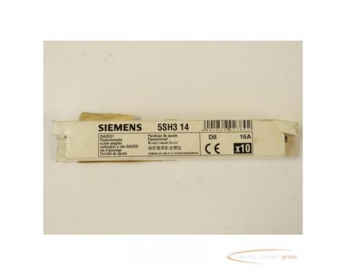 Siemens 5SH3 14 DIAZED DII 16A Passschraube VPE = 10 St. - ungebraucht! - - Bild 1
