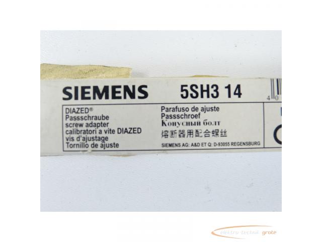Siemens 5SH3 14 DIAZED DII 16A Passschraube VPE = 10 St. - ungebraucht! - - 2