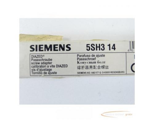 Siemens 5SH3 14 DIAZED DII 16A Passschraube VPE = 10 St. - ungebraucht! - - Bild 2