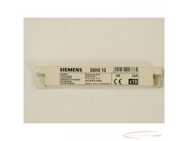 Siemens 5SH3 13 DIAZED DII 10A Passschraube VPE = 10 St. - ungebraucht! - - 1