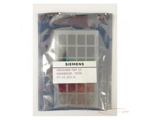 Siemens 570 033.9223.00 Abdeckungen für kundenbeschr. Tasten - ungebraucht! -