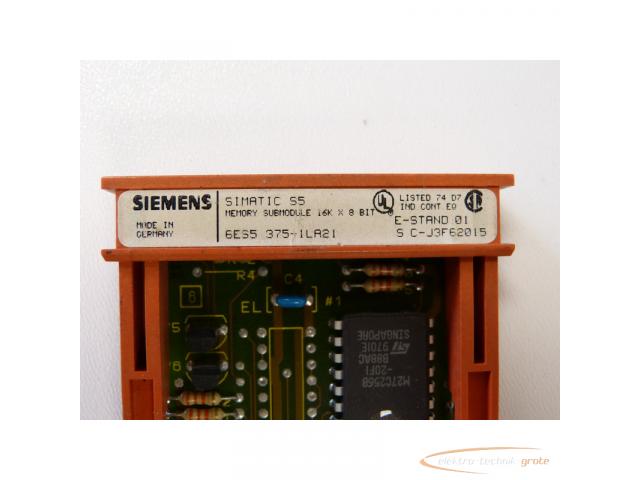 Siemens 6ES5375-1LA21 Memory Module - 2