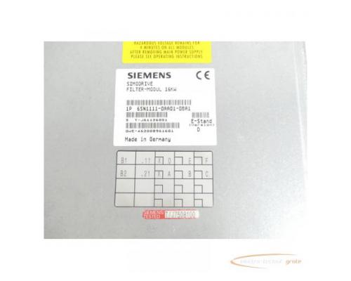 Siemens 6SN1111-0AA01-0BA1 Filter-Modul Version D SN:T-J61126051 - Bild 3