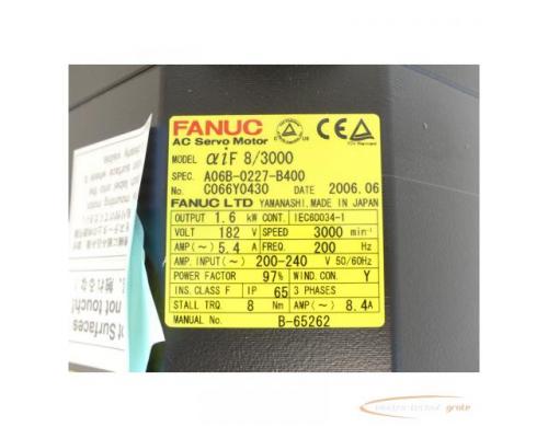 Fanuc A06B-0227-B400 AC Servo Motor SN:C066Y0430 - ungebraucht! - - Bild 6