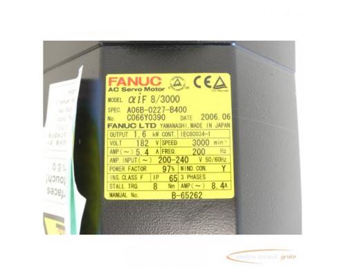 Fanuc A06B-0227-B400 AC Servo Motor SN:C066Y0390 - ungebraucht! - - Bild 6