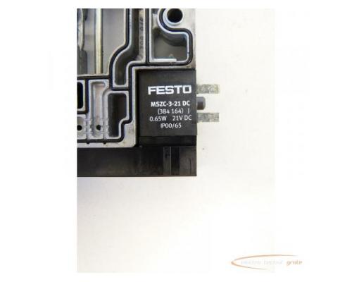 Festo CPV14-M1H-2X3-GLS-1/8 ( 161362 ) Magnetventil + 2x MSZC-3-21DC 21V DC - Bild 2