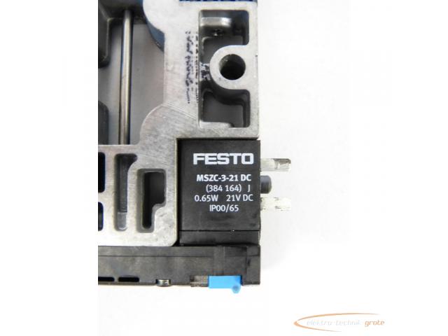 Festo CPV14-M1H-5LS-1/8 (161360) Magnetventil T602 + 1x MSZC-3-21 DC 21V DC - 2
