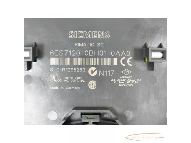 Siemens 6ES7120-0BH01-0AA0 Terminalblock S C-R1B95283 - 2
