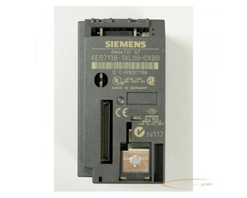 Siemens 6ES7138-1XL00-0XB0 Anschaltung E Stand 6 S C-R1E97786 - Bild 2